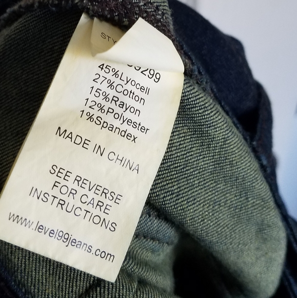 NWT Level 99 size 28 Dark Wash Jeans NEW - Picture 6 of 7